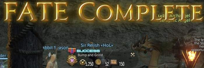 Fates offer experience, grand company seals, and Gil. This is an easy way to gain Gil as you level up.