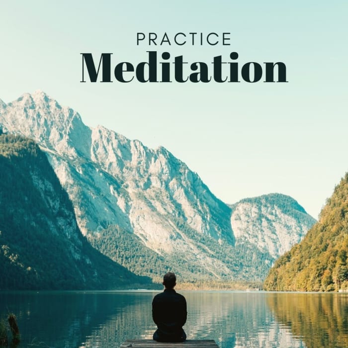 Practicing meditation will help you open your mind and become more receptive to the kind of introspection required for successful mindful writing.
