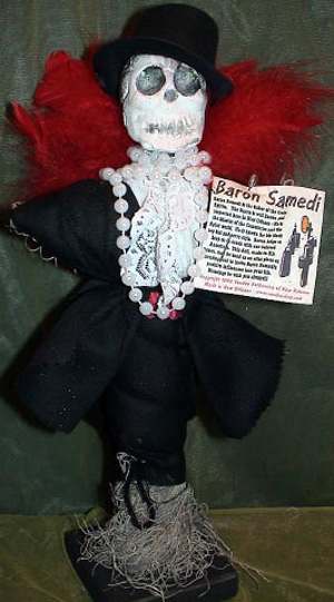 Voodoo practitioners place representations of Papa Legba behind the front door of their home in order to clear their path in many ways and to bring His protection.