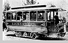 The trolley, in 1886, replaces the only public transportation in Yonkers, a horse-drawn stagecoach operating between Getty Square and Mount Vernon.