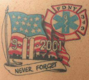 9/11 tattoos memorialize the infamous morning when terrorists flew two planes into the World Trade Center