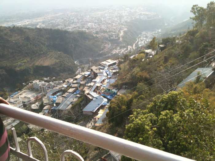 Jai Mata Di - Maa Vaishno Devi Yatra 2012 - awesome view from Trikuta mountains.