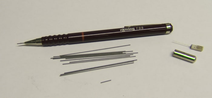 This contains multiple sticks of graphite that you can buy quite inexpensively and is my number one tool.
