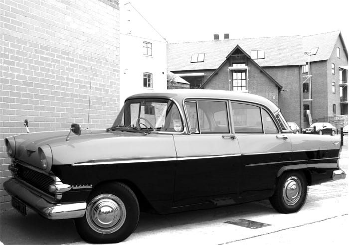 A classic car, the 1950s Vauxhall Victor the car I chose to draw.