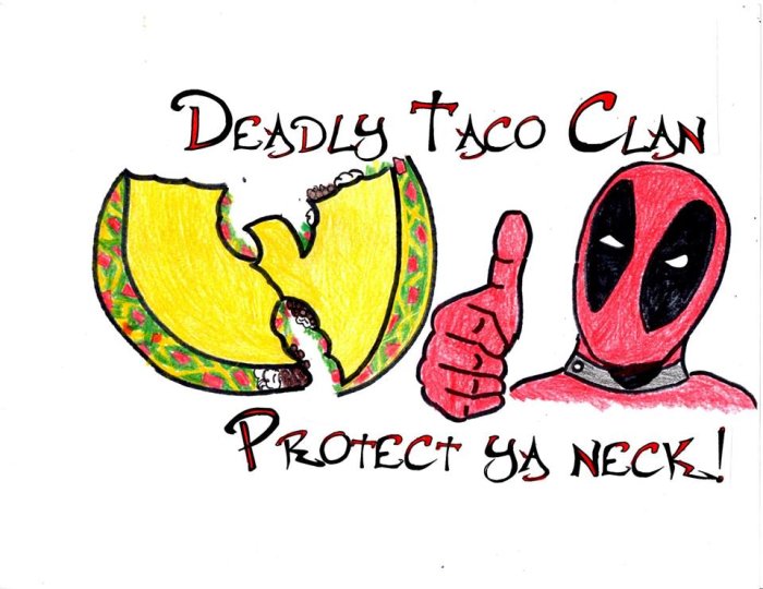 A funny graphic I made for my new casual alliance, "The Deadly Tacos". I still hang out and strategize with my old alliance group "Zenpool" who are a fairly consistent Top 100 rank. I wanted to keep the Deapool mascot theme, but also show some humor.