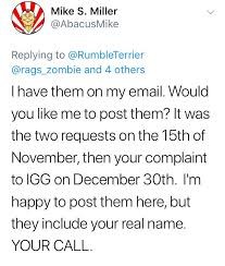 Nope, this isn't bad customer service at all. Am I right? Ugh. oh, and in case you're wondering, No. No other Comicsgater has denounced this.