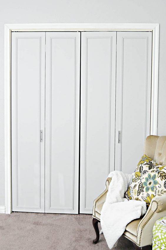 Can you even tell that these were those dark wood hollow core closet doors in every 1970's rancher bedroom?