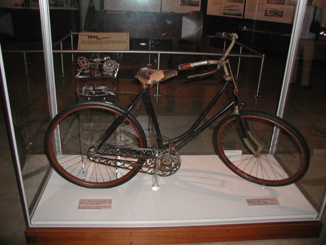Outstanding Mechanical Engineering Project: A Wright Brothers bicycle displayed at the National Museum of the United States Air Force at WPAFB, Dayton OH.