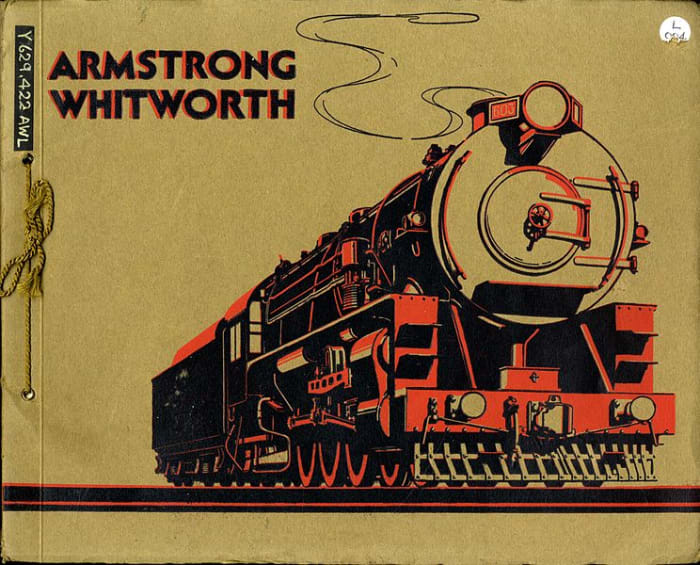 Armstrong Whitworth catalogue in the collection of the North of England Institute of Mining and Mechanical Engineers at Y629.422.