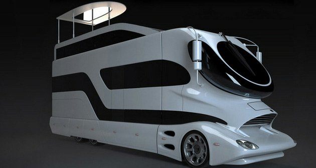 The Chevy Corvette car and speedboat hybrid might be the slickest amphibious vehicle on the planet, but when it comes to campers, nothing compares to the luxury the Elemment Palazzo offers. The mere mention of campers and RVs invokes images of crampe