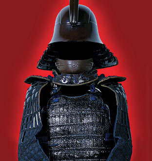 The handmade armor had metal plates woven into it in an effort to minimise damage to the warrior. But a musket ball would pass right through it.