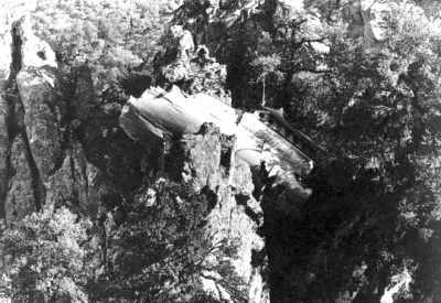 The MD81 crashed into a mountain during an approach to Camp dell Oro Airport in heavy fog. The crew was not properly prepared for the approach. The minimum altitude and maximum speed limits of the holding pattern were probably not retained.