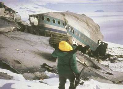Started out as an Antarctic sightseeing tour, ended in disaster, when this Air New Zealand DC-10 crashed into Mt