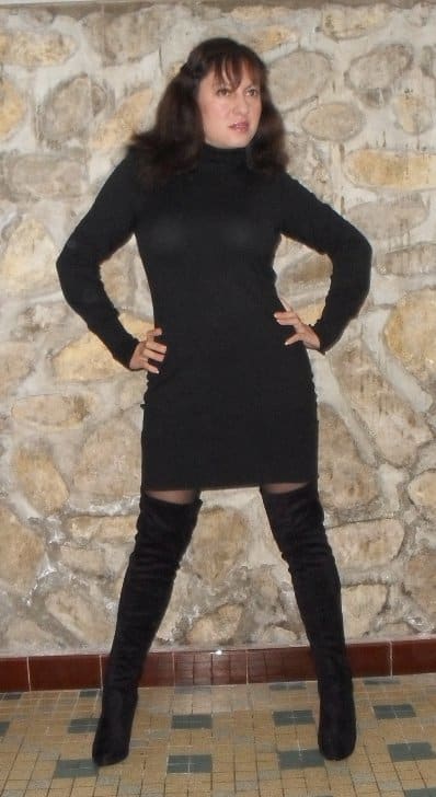 Here I am Wearing Thigh High boots from La Redoute. 2011