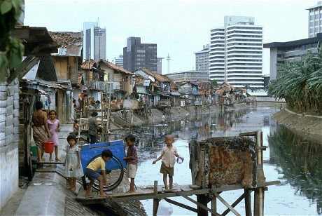 Jakarta Slums in the developing world are the most likely possible breeding ground for a pandemic