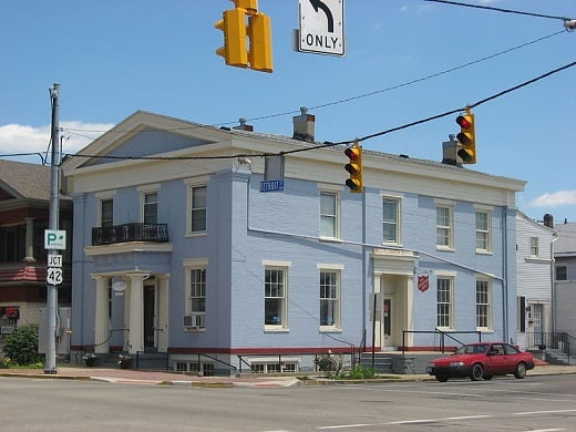 The former Bank of Xenia, in Helen Hooven Santmyer's hometown. the model for Waynesboro. The bank dates from 1835 and is on the National Register of Historic Places.