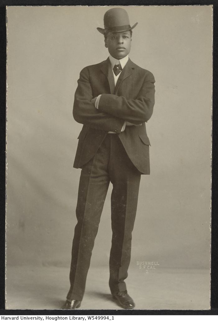 Bert Williams is famous for being the first black man to star on Broadway. He was a sensation.