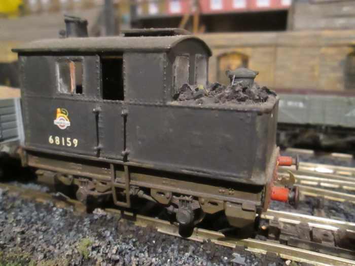 Every motive power depot needs one - Sentinenel Y3 0-4-0 shunter 65189 was a Northallerton engine, out-stationed until closure of the line to Leyburn in Wensleydale (Nu-cast kit assembled by fellow DOGA member Stephen Siddle