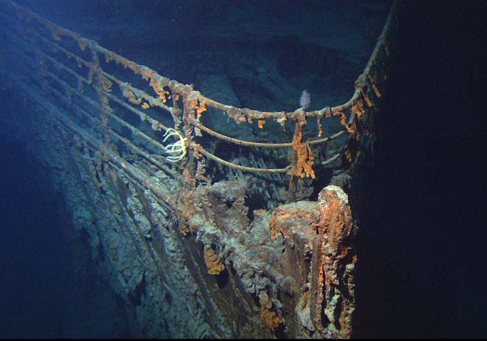 Scientists think that the Titanic will vanish by 2030 due to the bacteria that eats the metal.
