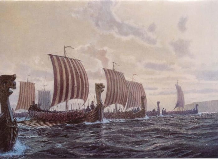 A sight to curdle the blood - Harald sigurdsson brought a fleet of over two hundred ships in September, 1066. Two weeks later sons Magnus and Olaf left again with two dozen or so...