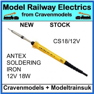 Antex CS18 12V soldering iron, traditional method is the standby, or else there's resistance soldering