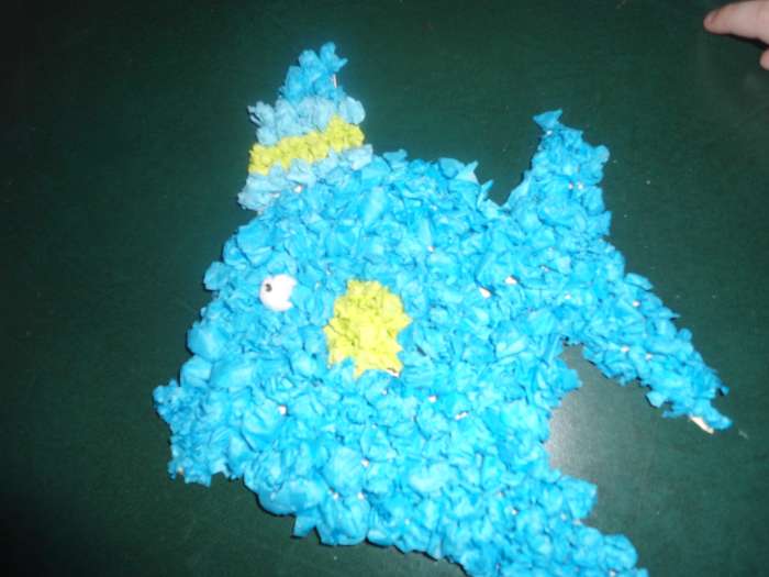 ...fishie ...all done....put a magnet on or a picture hanger of choice on the back to dispay