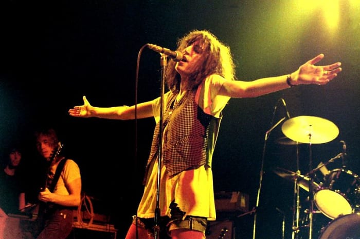 Patti Smith, commonly referred to as the "Godmother of punk" was very influential in the development of punk rock.