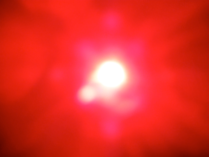 The third one was taken on Monday Sept. 24, 2012 at 2:56 p.m. and the planet has moved even further down in the sky compared to the Sun.