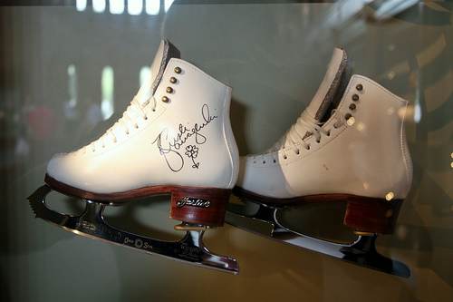 Ice skates are a great prop for couples or groups or friends who enjoy this hobby or who skate professionally.