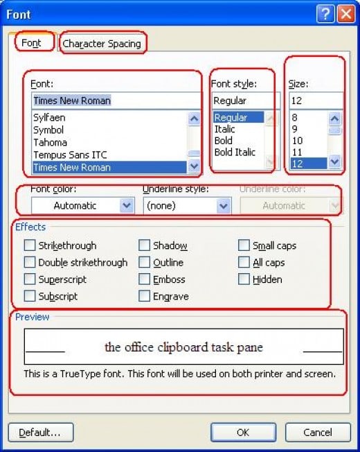 what is the dialog box launcher in word 2007