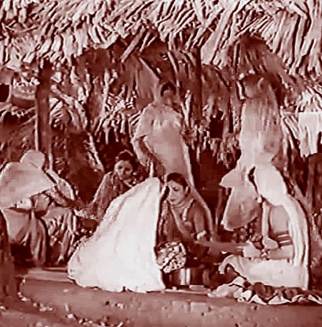 A folk song from Achhut Kanya in 1934. Women singing in the village while doing the daily chores: as original as a folk song can get.
