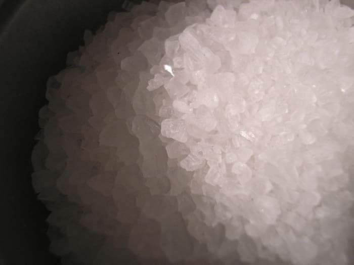 salt exfoliating scrubs will remove dead skin cells just as sugar scrubs do. More suited to the body and feet than the face.