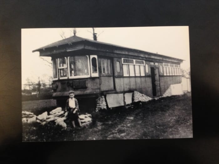 Car 43 Interurban Coach as a 1930s mobile home. Still there?