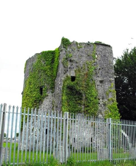 Part of the remains of Clare Castle in Ireland - Henry II probably believed the DeClare clan had ambitions he could not afford to allow