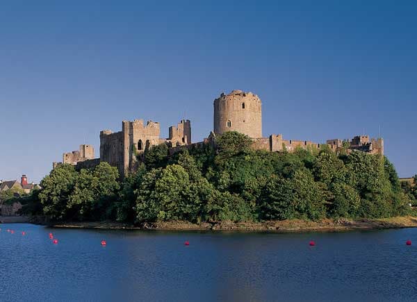 Pembroke Castle in south-western Wales. Norsemen had already settled parts of the area, now their distant cousins the Normans tried to bludgeon the Welsh into submission as they soon would in Ireland