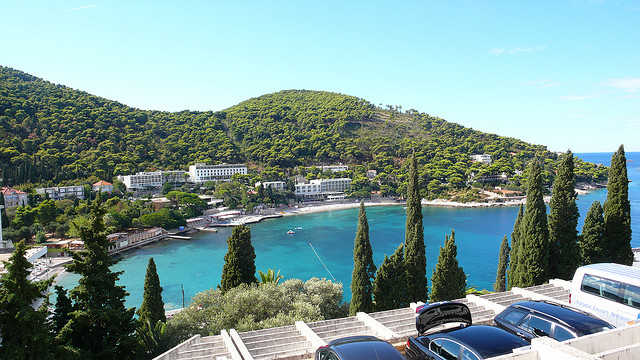 Bay of Lapad in Dubrovnik