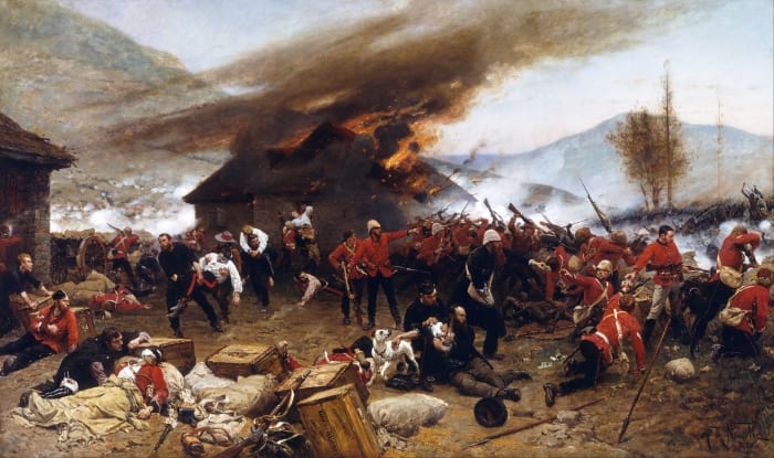 The Battle of Rorke's Drift (1879) - Aphonse de Neuville