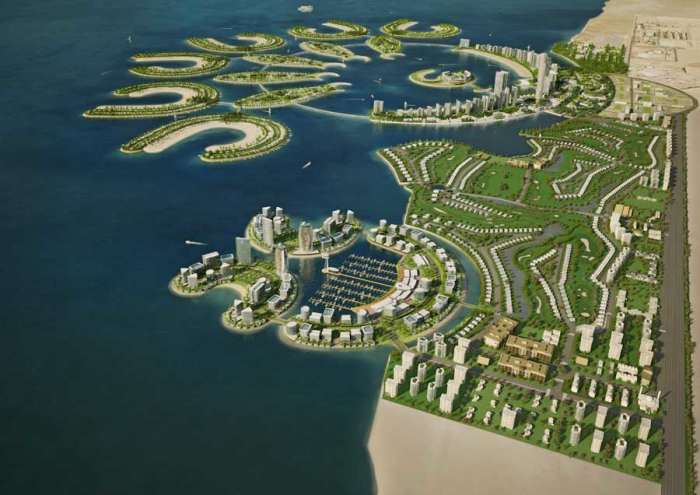 Durrat Al Bahrain, the largest artificial island in Bahrain after the Amwaj Islands.