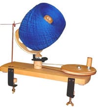 The original wooden ball winder that makes center pull balls up to 6" in diameter. Made from solid birch and finished with linseed oil. Designed for many years of use.