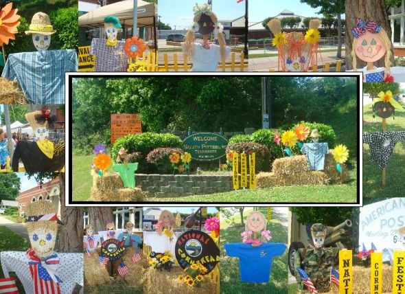 These scarecrows ought to get your creative juices flowing! They also have a Photo Credit: Photos by Jo McConnell taken at the National Cornbread Festival. Collage created by Nancy Hellams