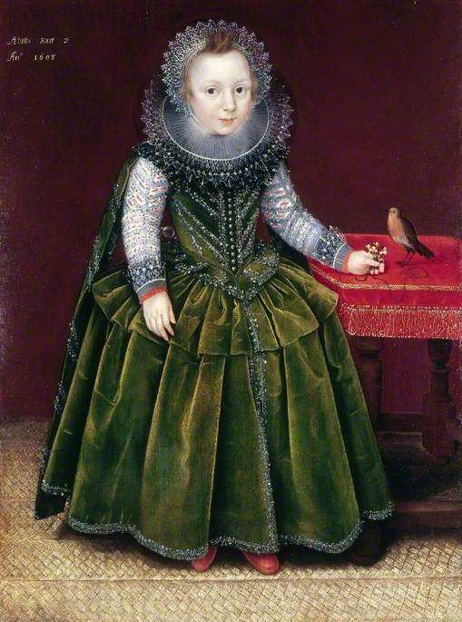 Child dressed as adult