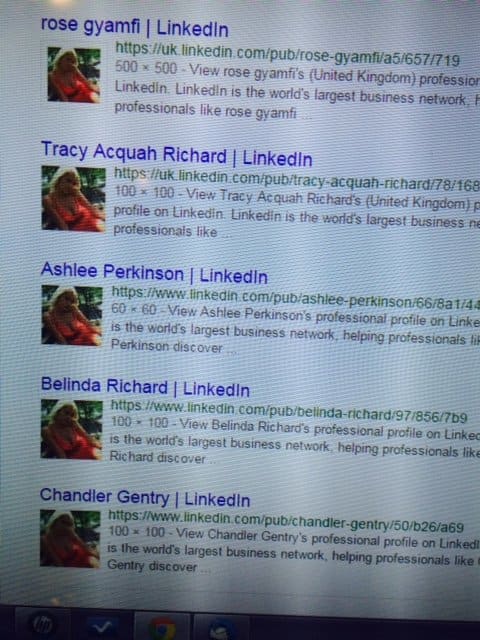 Ann Angel photo from early years. Using images.google.com, you can see how many times her photo has been used by many women! Amazing!