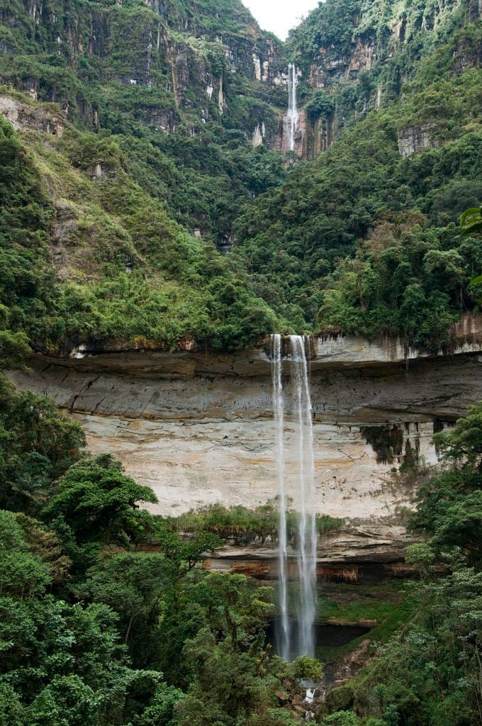 The Yumbilla Falls are made of an upper and lower falls which are both accessible by way of hiking in and out of the jungle. The falls are one of the few on the list which are accessible to most people and therefore should be visited if possible.