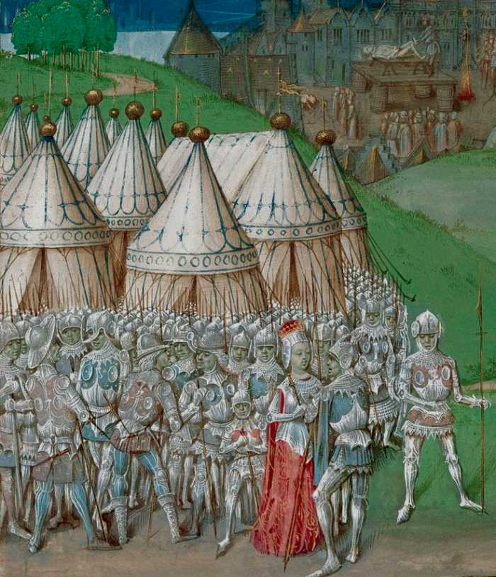 Roger Mortimer, Great Grandfather of Richard III, who usurped Edward II, then had him killed. Edward III had him hung at Tyburn.