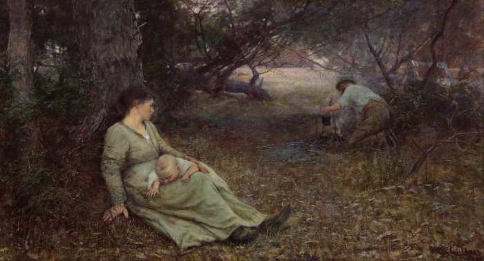 "On the Wallaby Track" (1896): Public Domain