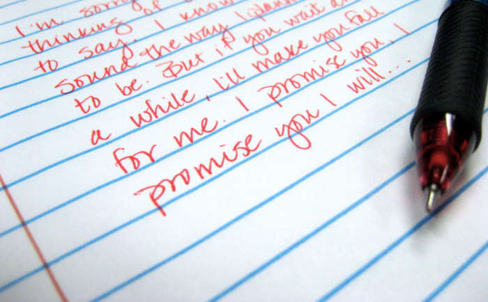 To write a great song you have to be prepared to know you will fail a few times before success is reached.