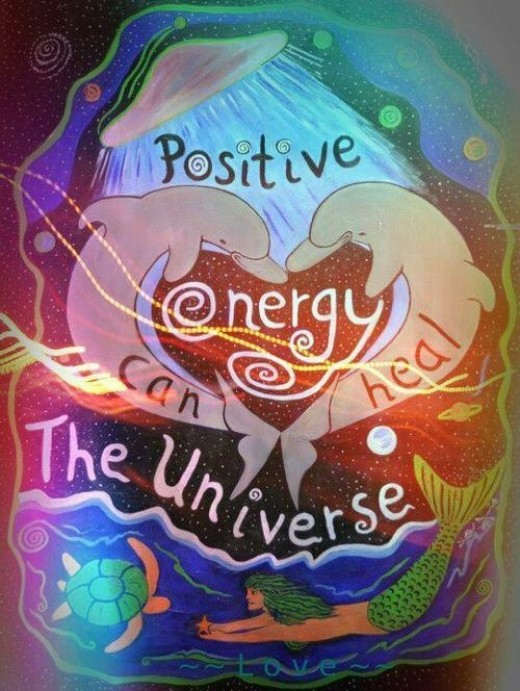I believe that God of the universe can be anything, so, it does not need to be a person like us, just because we would like to have a God in our own imagine; so, a description of God could be positive spiritual life energies, like this photo shows.
