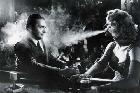 How many elements of Film Noir can you spot in this still from a long forgotten movie? Hint: don't stop at a dozen.