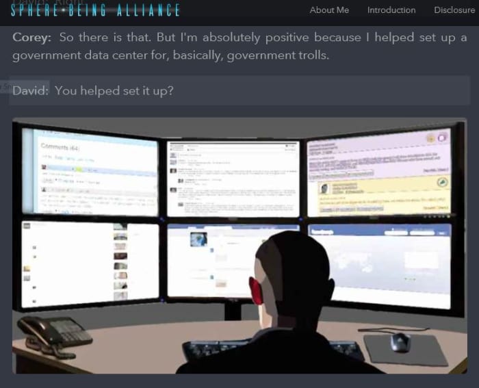 Season four, episode four of the Cosmic Disclosure Show, provides the viewers with the evidence that Corey Goode could very well be a Paid Government Troll, selling us the Full Disclosure story, one, 30 minute episode at a time.