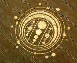 Does this Crop Circle not evoke an image of some sort of planetary diagram? Could this be a map showing how planets in our solar system react to one another as they orbit?